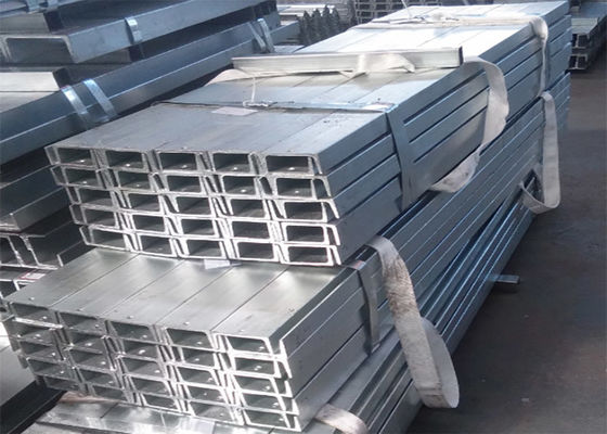 ASTM 304 316 seções ocas laminadas a alta temperatura, canal de aço inoxidável em forma de u de 3.0Mm
